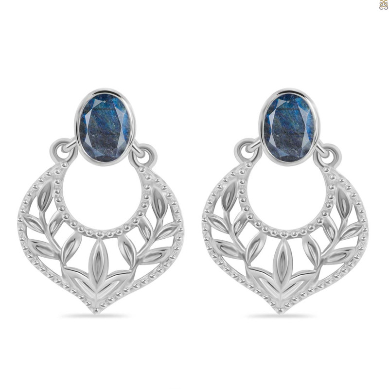 Labradorite Stud Earring LBD-RDE-51.