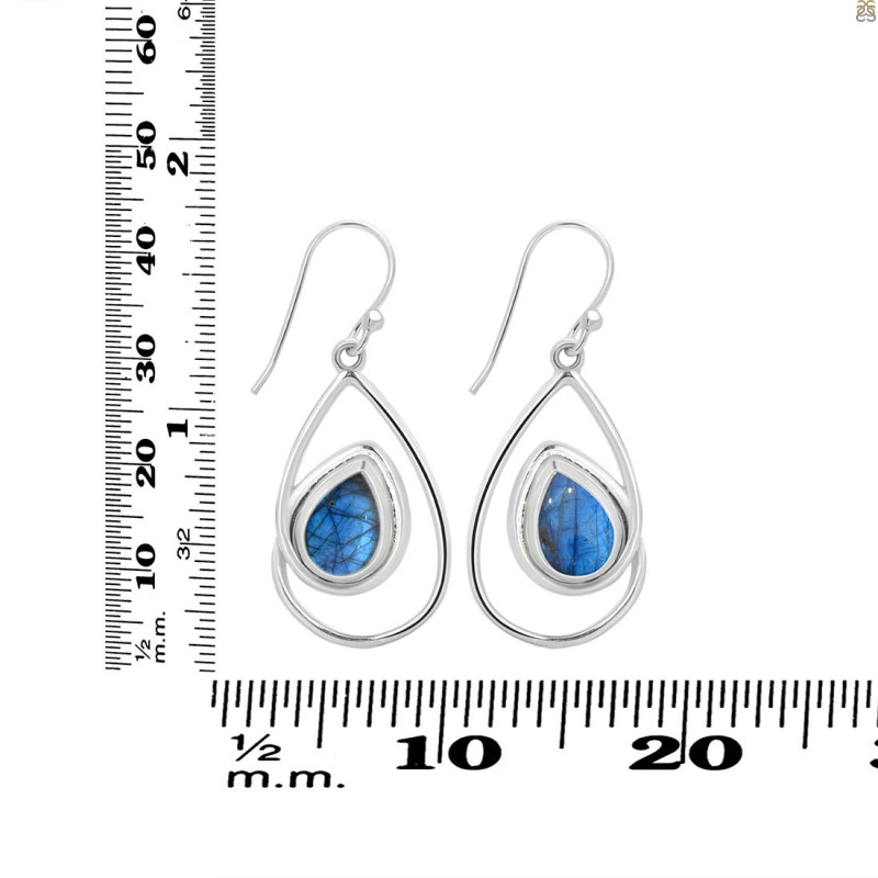 Labradorite Earring LBD-RDE-58.