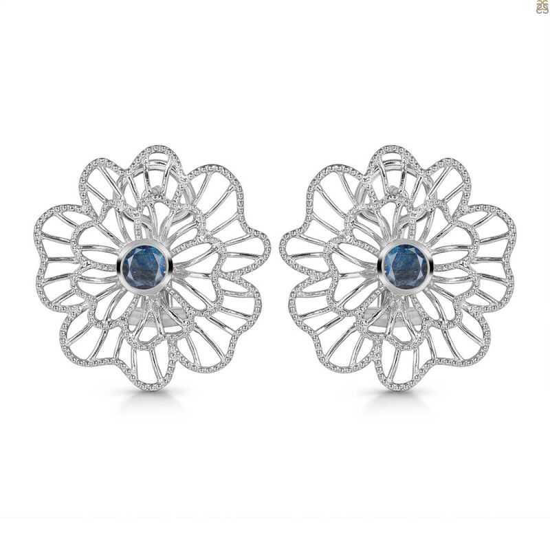 Labradorite Stud Earring LBD-RDE-60.