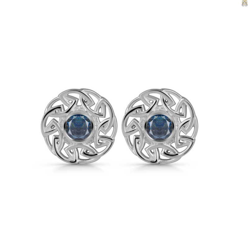 Labradorite Stud Earring LBD-RDE-607.
