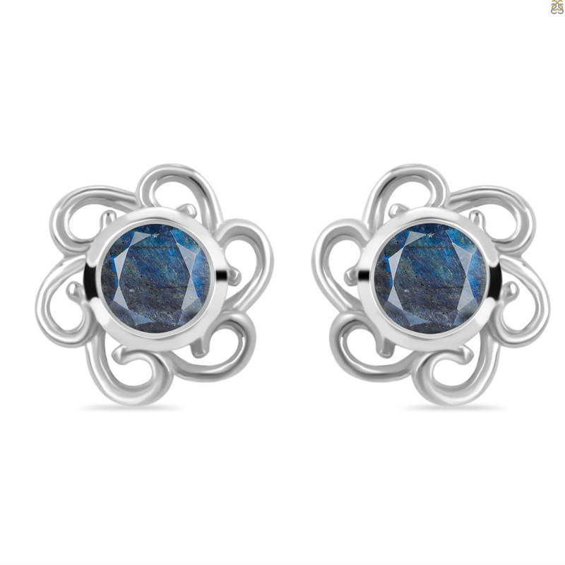 Labradorite Stud Earring LBD-RDE-7.