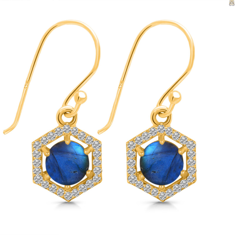Labradorite Jewelry Set  LBD-RDB-83-RDN-69-RDE-701.