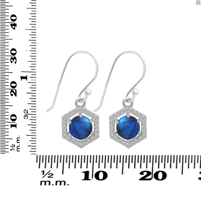 Labradorite Jewelry Set  LBD-RDB-83-RDN-69-RDE-701.