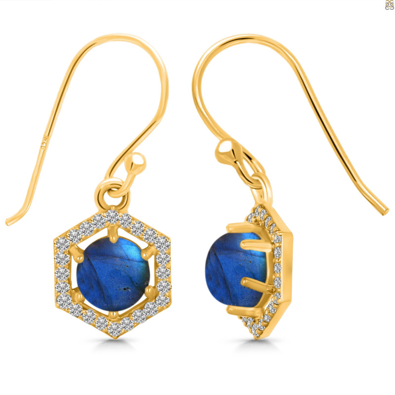 Labradorite Jewelry Set  LBD-RDB-83-RDN-69-RDE-701.
