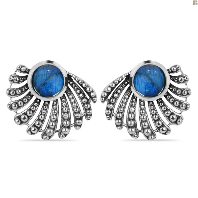 Labradorite Stud Earring LBD-RDE-71.