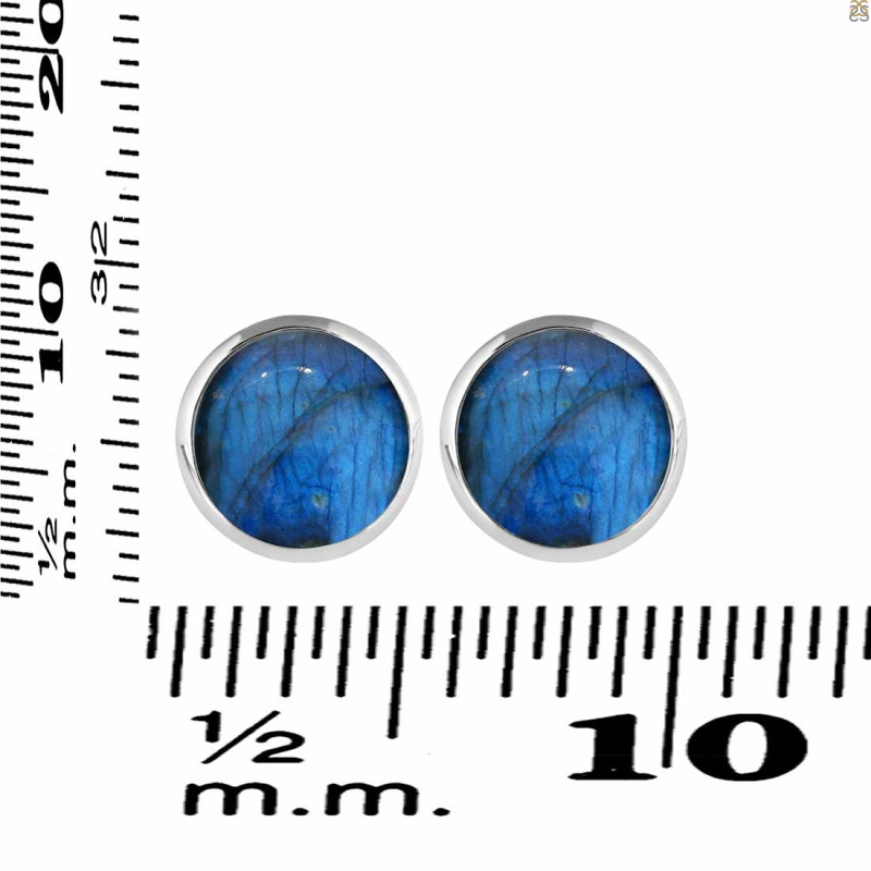 Labradorite Stud Earring LBD-RDE-723.