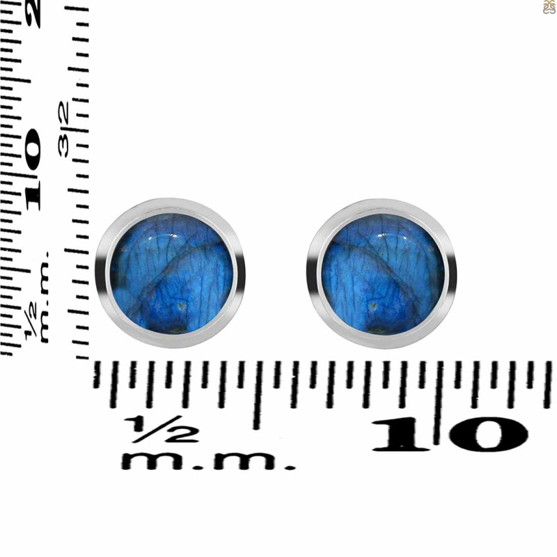 Labradorite Stud Earring LBD-RDE-724.