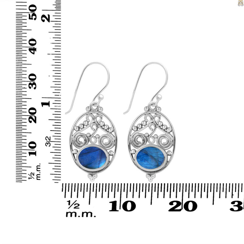 Labradorite Earring LBD-RDE-83.