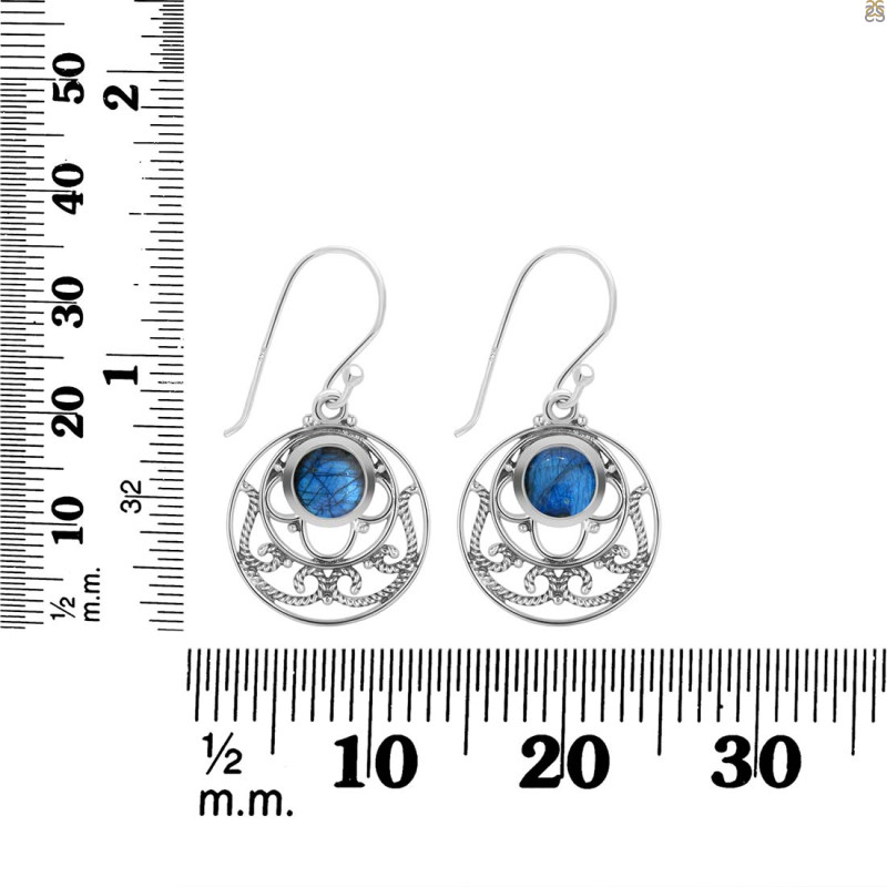 Labradorite Earring LBD-RDE-84.