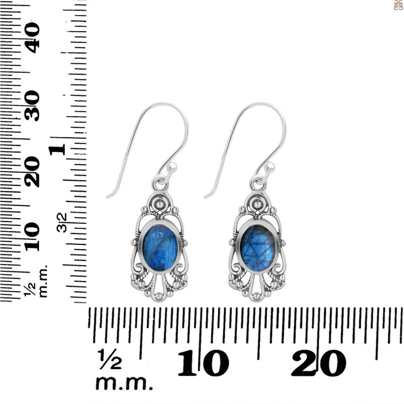 Labradorite Earring LBD-RDE-95.