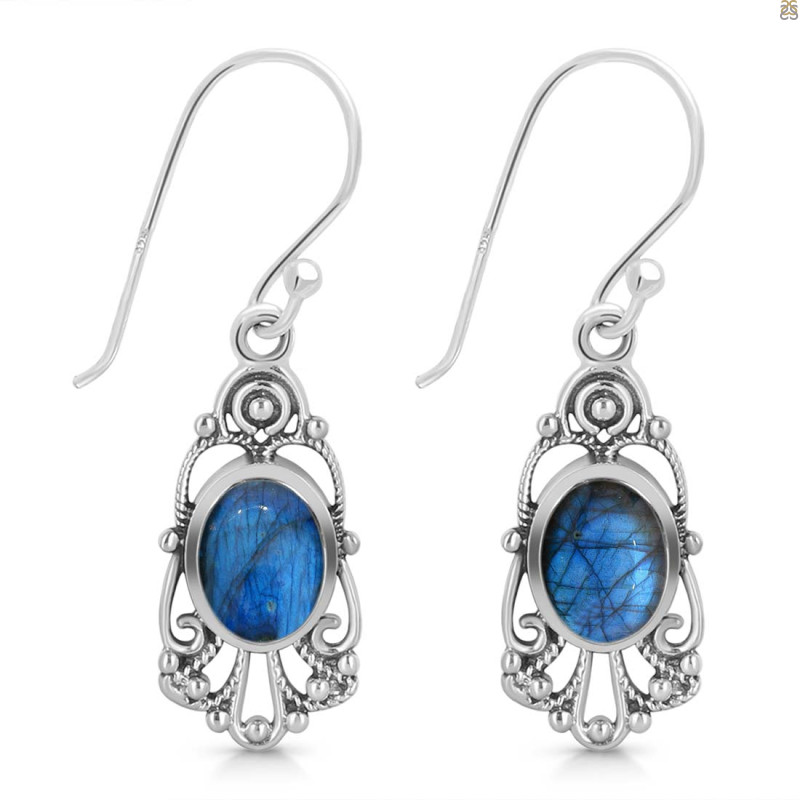 Labradorite Earring LBD-RDE-95.