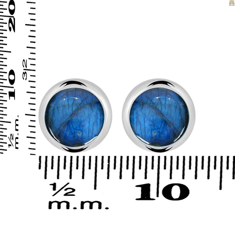 Labradorite Stud Earring LBD-RDE-992.