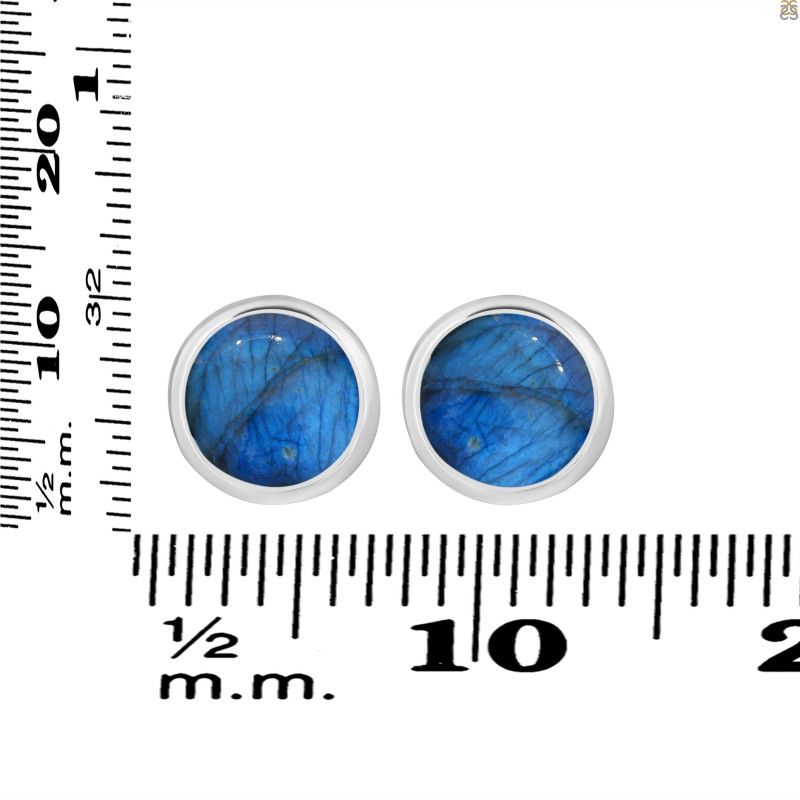 Labradorite Stud Earring LBD-RDE-994.