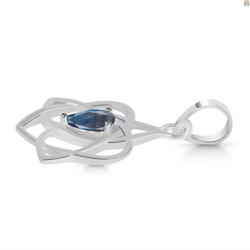 Labradorite Triquetra Heart Knot Pendant LBD-RDEP-880.