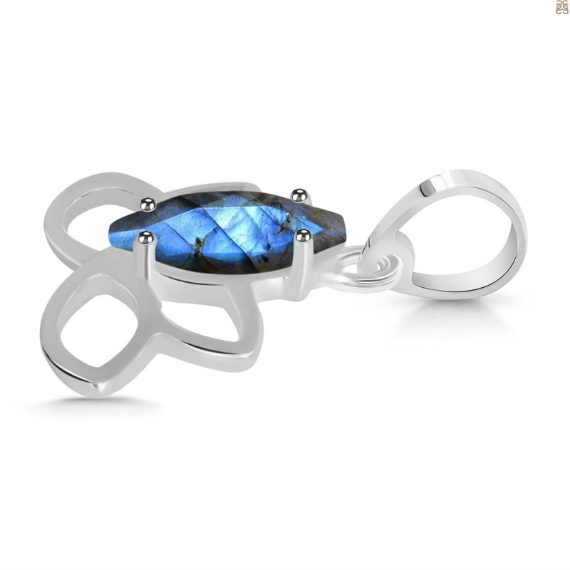Labradorite Butterfly Pendant LBD-RDEP-883.