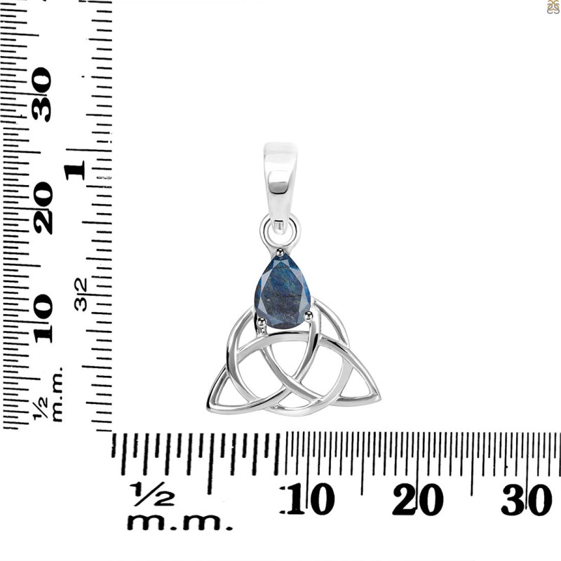 Labradorite Triquetra Pendant LBD-RDEP-892.