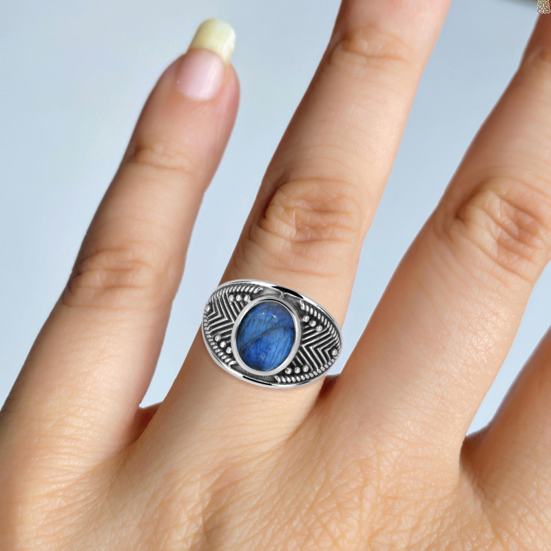 Labradorite Ring LBD-RDR-1046.