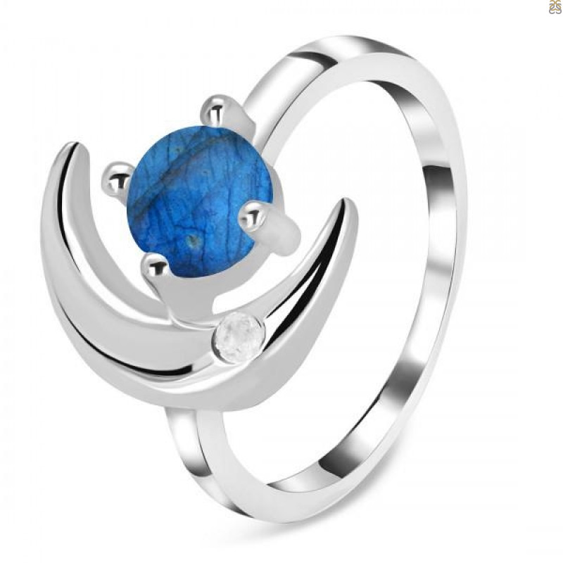 Labradorite & Moonstone Ring
