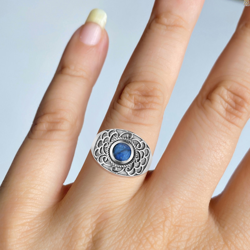 Labradorite Ring LBD-RDR-909.