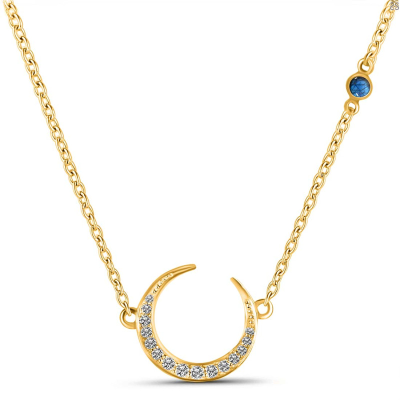 Labradorite & White Topaz Necklace LBD-RN-30.