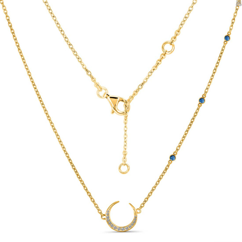 Labradorite & White Topaz Necklace LBD-RN-30.