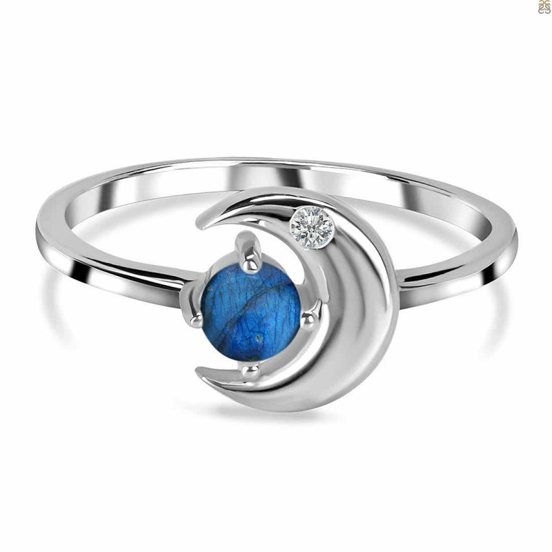 Labradorite & White Topaz Ring LBD-RR-140.
