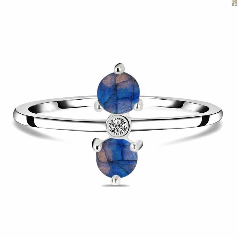 Labradorite & White Topaz Ring LBD-RR-20.