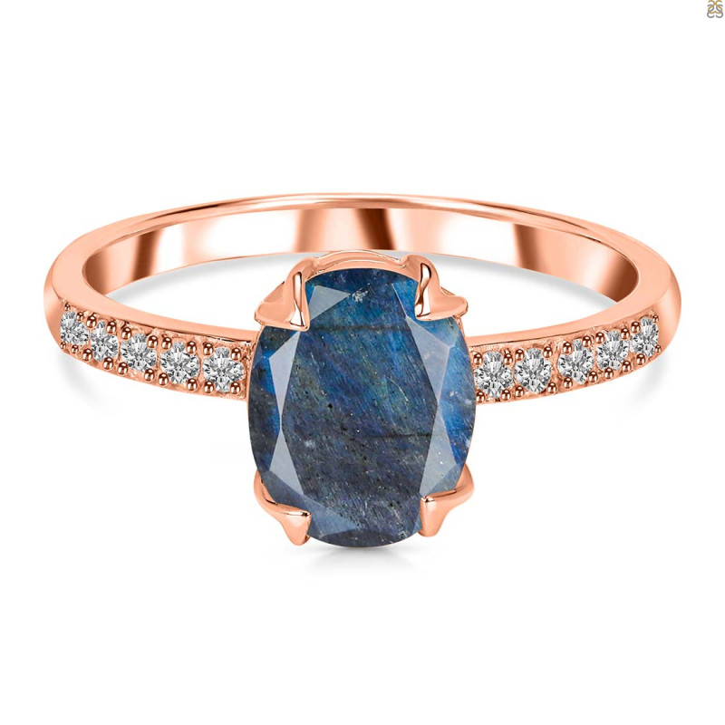 Labradorite & White Topaz Ring LBD-RR-207.