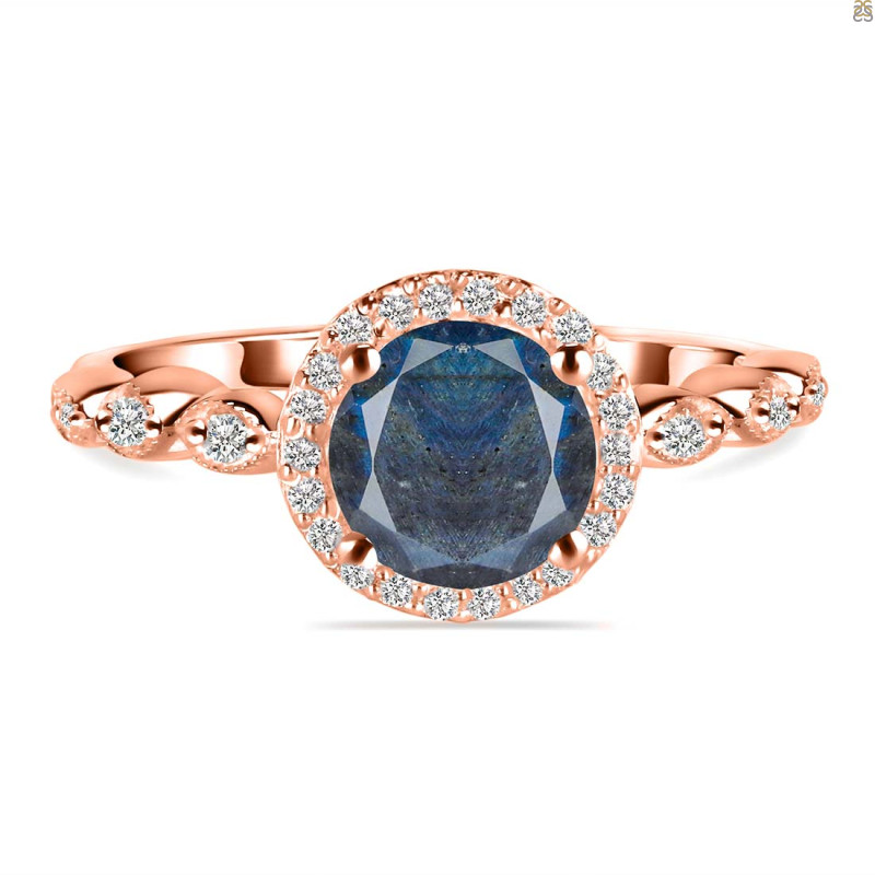 Labradorite & White Topaz Ring LBD-RR-267.