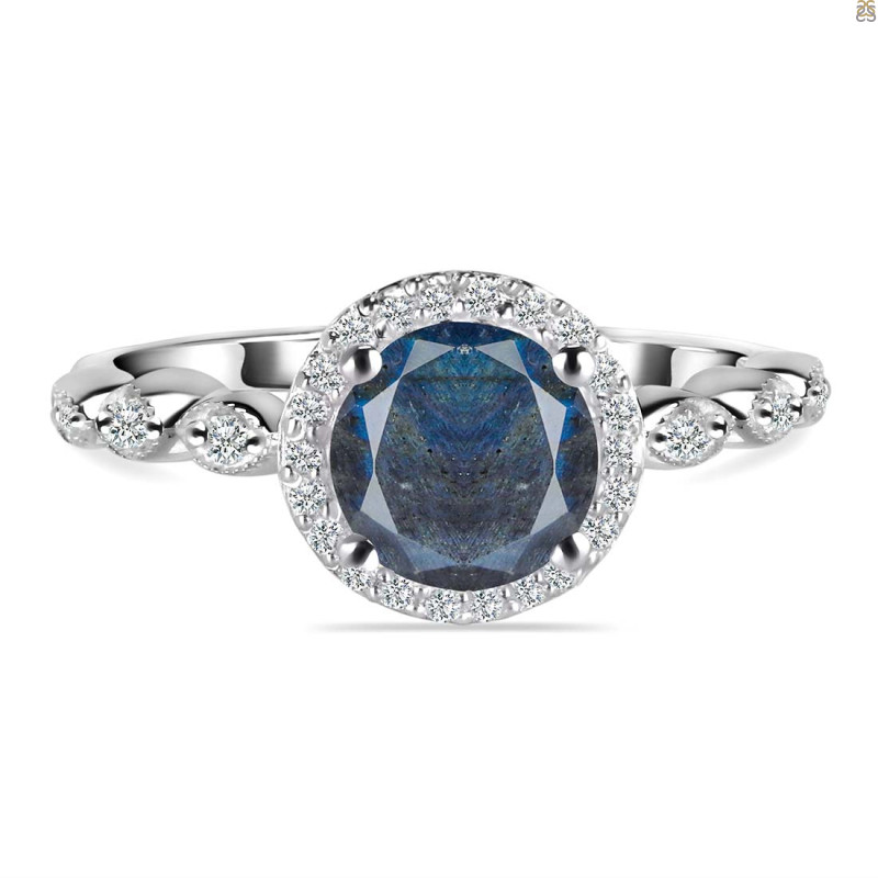 Labradorite & White Topaz Ring LBD-RR-267.