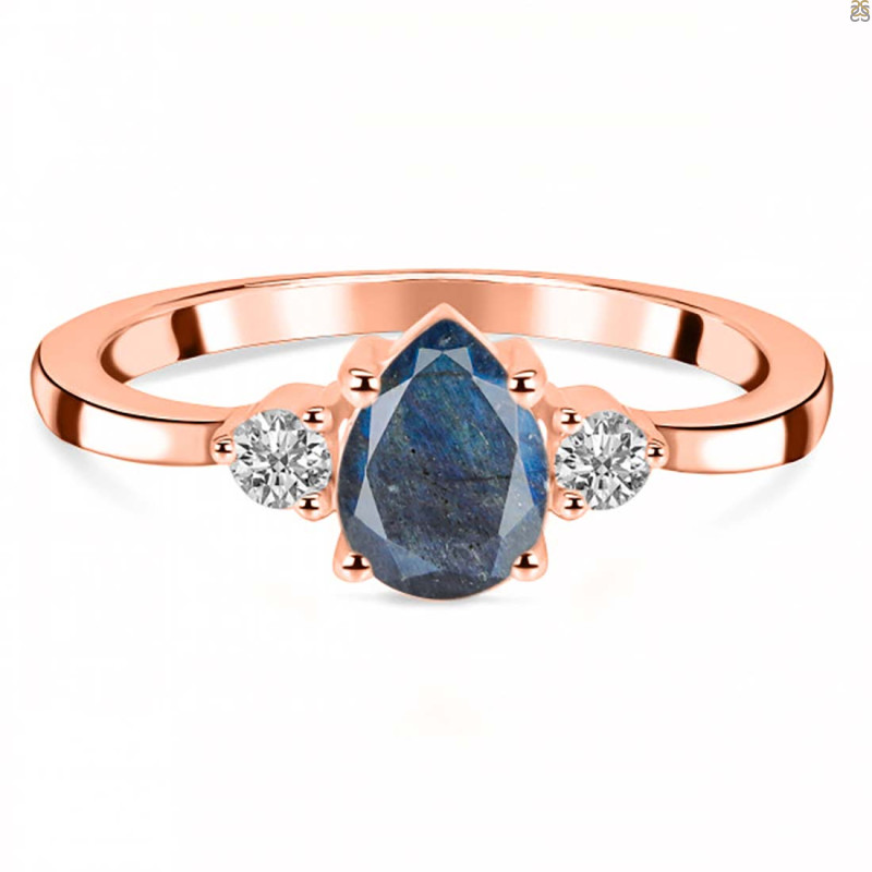 Labradorite & White Topaz Ring LBD-RR-335.