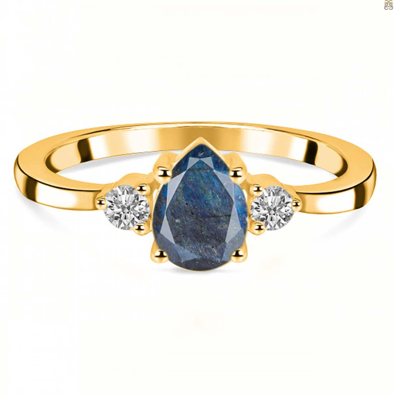 Labradorite & White Topaz Ring LBD-RR-335.