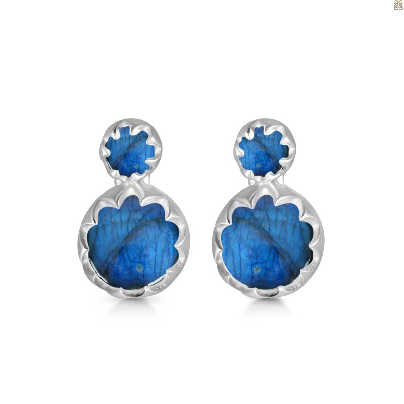 Labradorite Stud Earring LBD-RE-10.