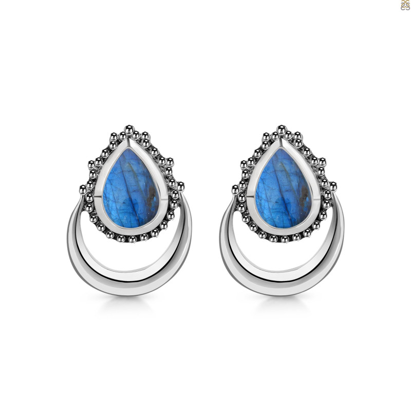 Labradorite Stud Earring LBD-RE-2.