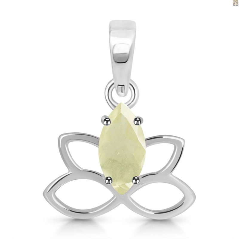 Libyan Desert Glass Butterfly Pendant LDG-RDEP-883.