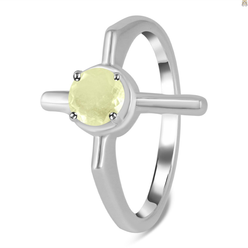 Libyan Desert Glass Holy Cross Ring LDG-RDR-2143.