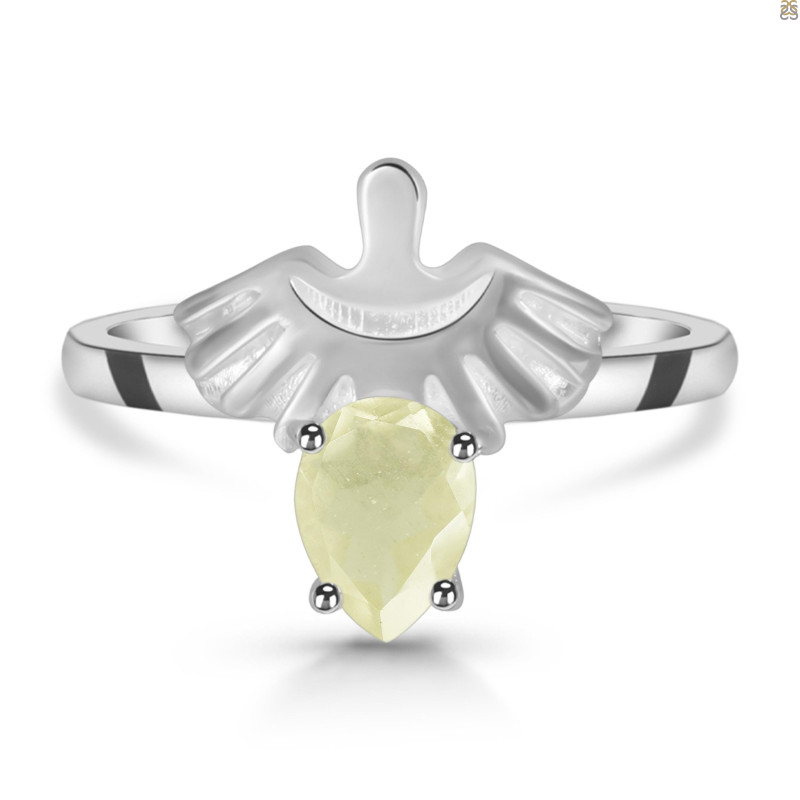 Libyan Desert Glass Ring LDG-RDR-2156.