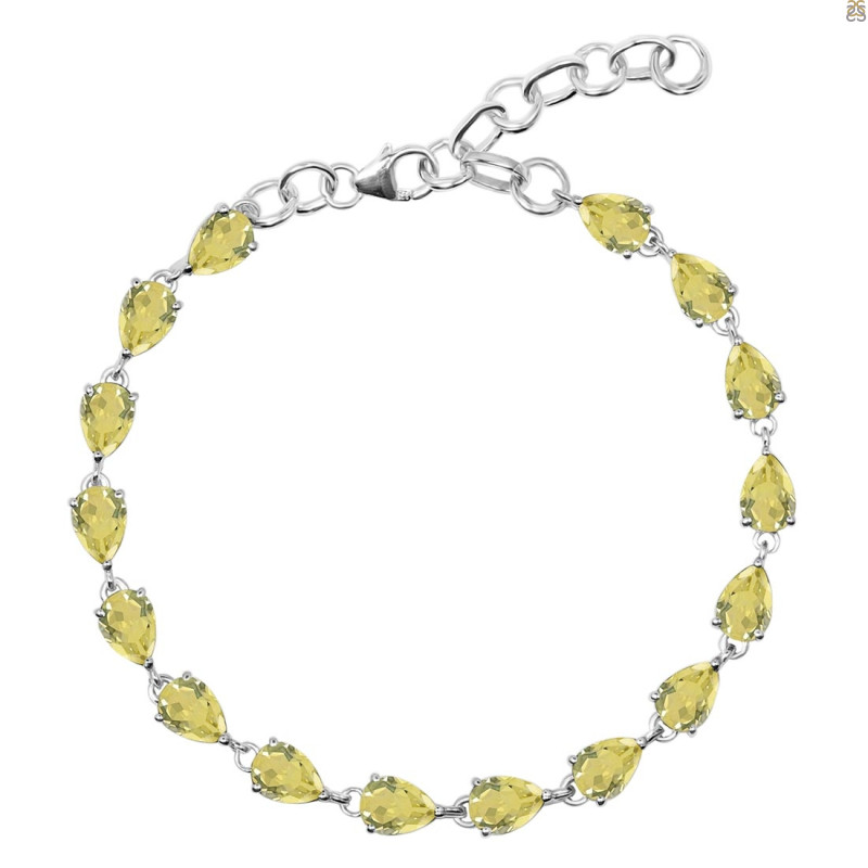 Lemon Quartz Bracelet LEM-RDB-106.