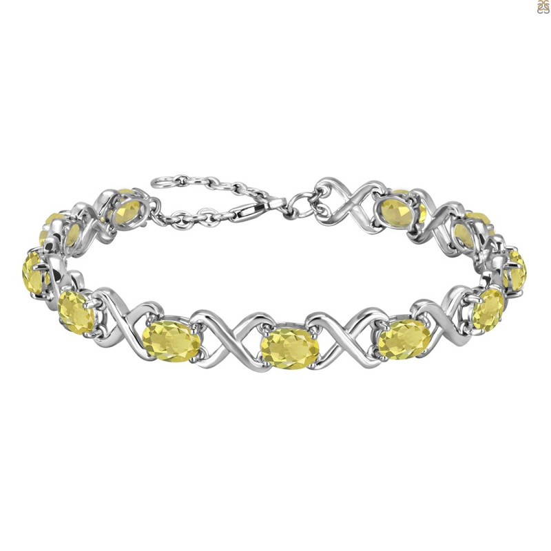 Lemon Quartz Bracelet LEM-RDB-1-A.