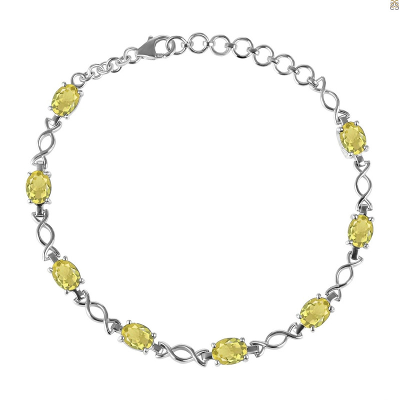 Lemon Quartz Bracelet LEM-RDB-3-A.