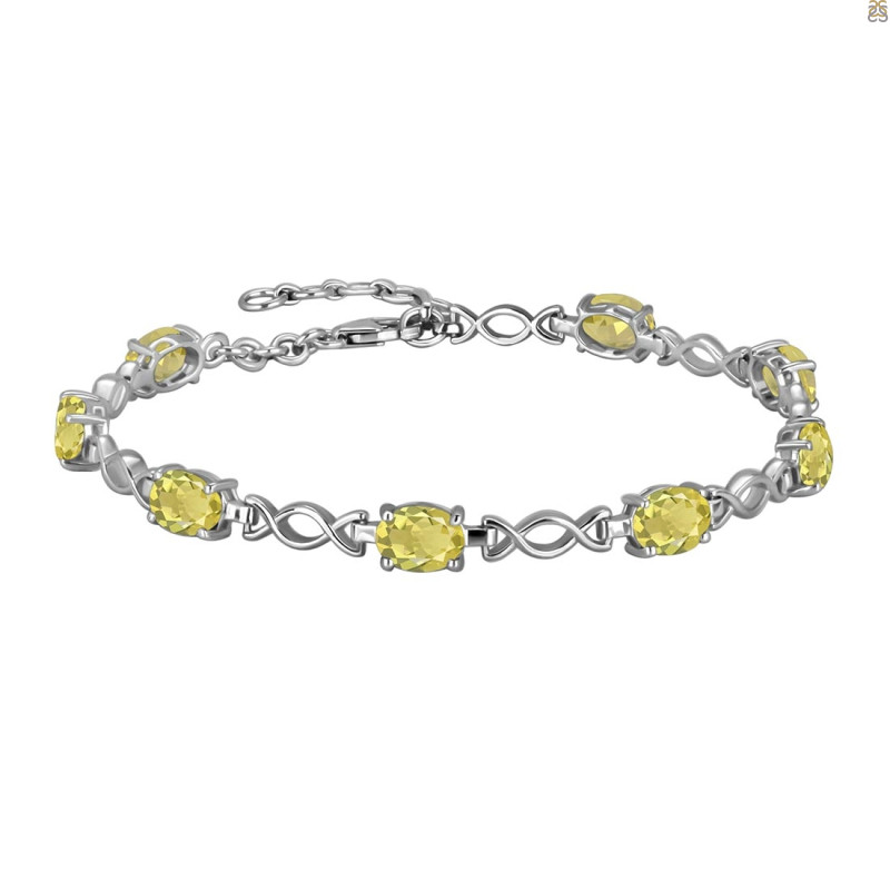 Lemon Quartz Bracelet LEM-RDB-3-A.