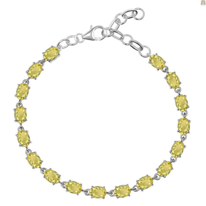 Lemon Quartz Bracelet LEM-RDB-69-CUT.