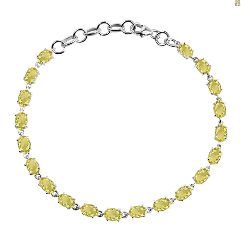 Lemon Quartz Bracelet LEM-RDB-71-CUT.