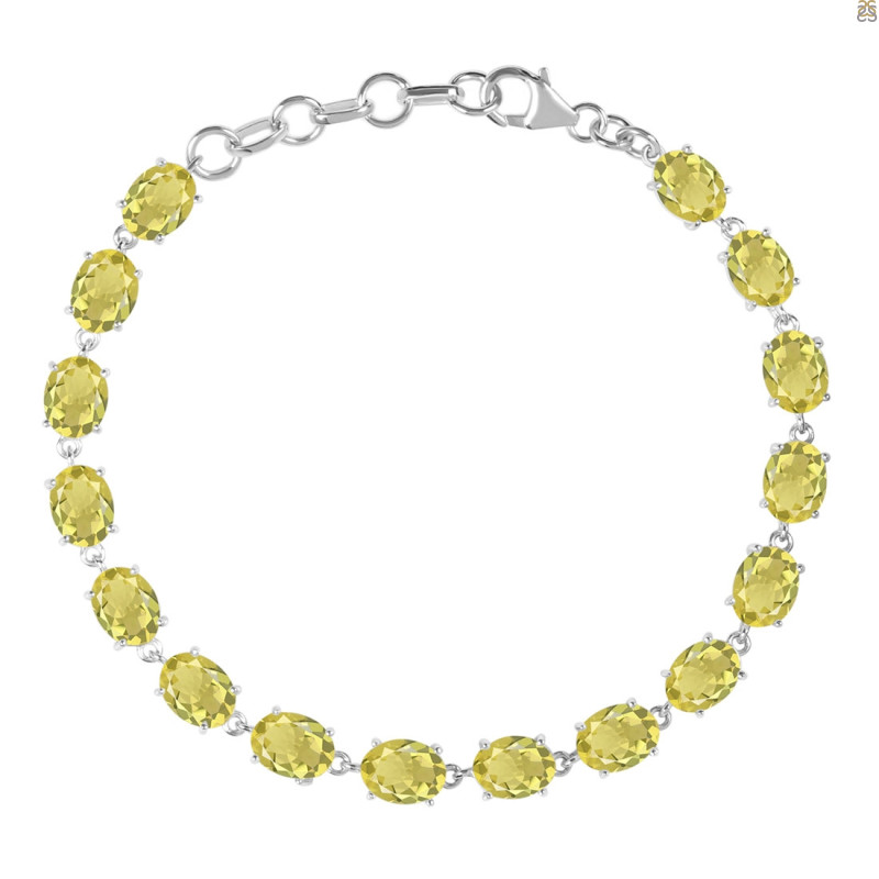 Lemon Quartz Bracelet LEM-RDB-72-CUT.