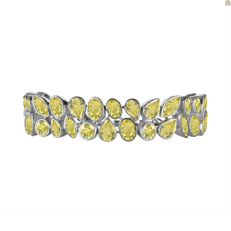 Lemon Quartz Bracelet LEM-RDB-91-CUT.
