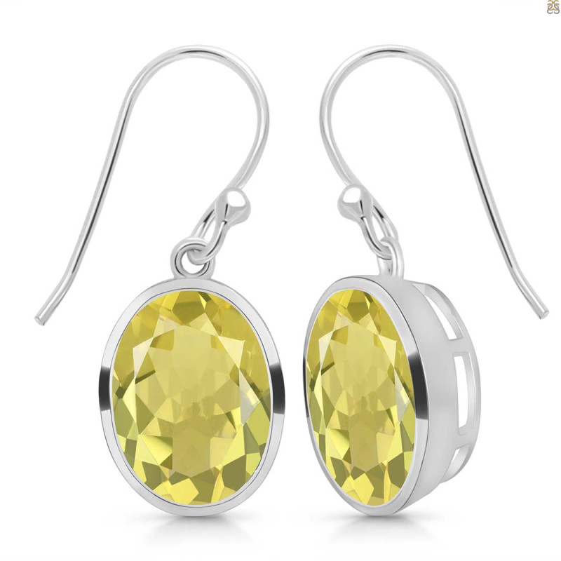 Lemon Quartz  Earring