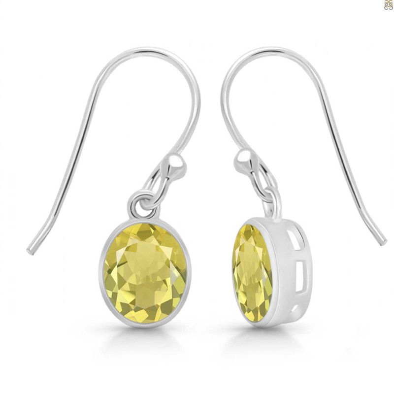 Lemon Quartz Earring