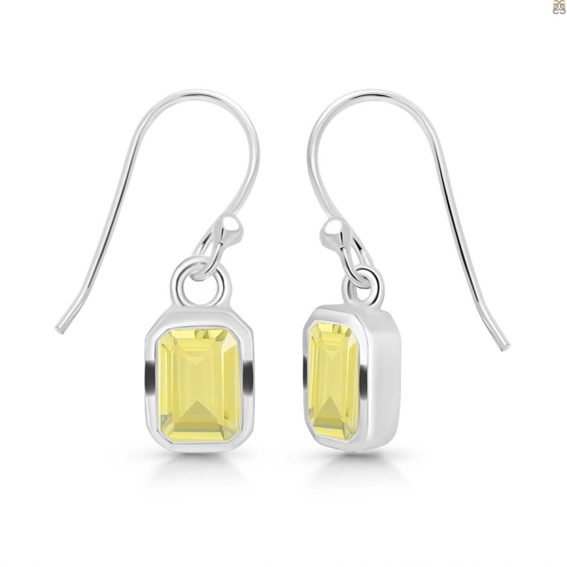 Lemon Quartz  Earring