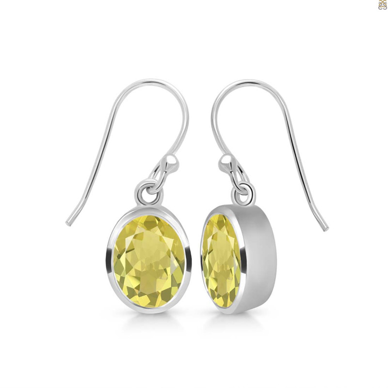 Lemon Quartz  Earring