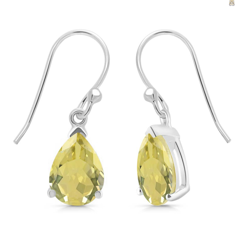 Lemon Quartz Earring